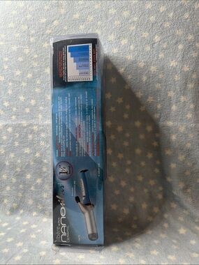 Nano Blue and Silver Ceramic 1½" Barrel Curling Iron